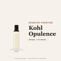 Arabiyat Prestige Kohl Opulence sample – 3 ml decant in glazen sprayflesje