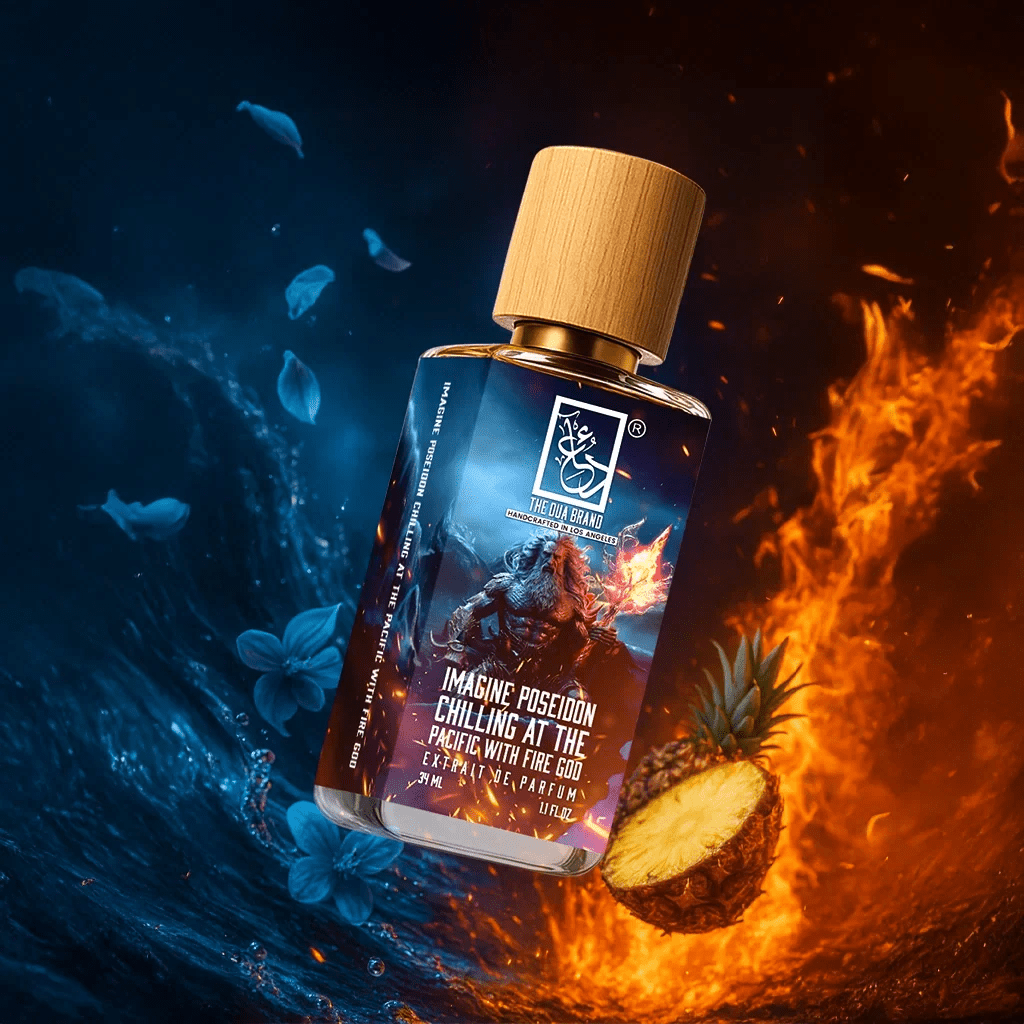 Dua Imagine Poseidon Chilling At The Pacific With Fire God - FragranceGems