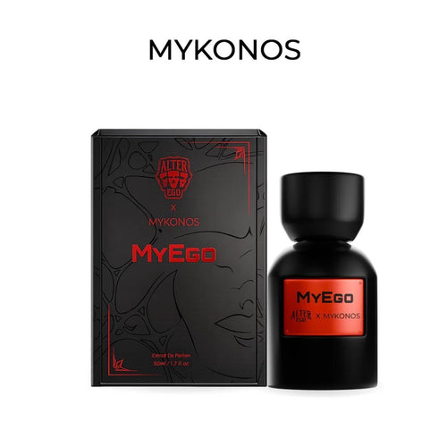 Mykonos Mykons MyEgo Extrait de Parfum (50/100 ml) – Eaux de Parfum, flacon